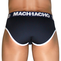 macho slip hombre clasico azul marino - 3