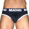 macho slip hombre clasico azul marino talla m - 2