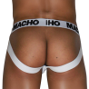macho jockstrap hombre blanco - 3