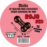 Etiqueta del molde rojo Diablo Picante para 12 chocolates