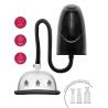 Bomba Automática She.E.O para Vulva y Clítoris con copa, tubo y tres iconos de funciones