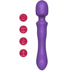 she e o vibrador wand doble extremo morado - 1
