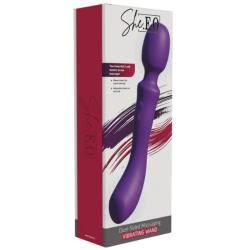 she e o vibrador wand doble extremo morado - 5