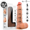 Dildo Mr Intense Bruce XL con su caja y sus diámetros