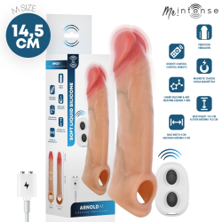 mr intense arnold m funda pene vibradora control remoto - 1