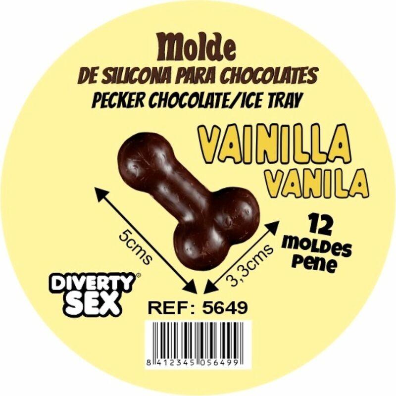 diablo picante molde chocolate penes vainilla - 1