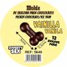 Etiqueta del molde de silicona Diablo Picante de 12 penes, versión vainilla