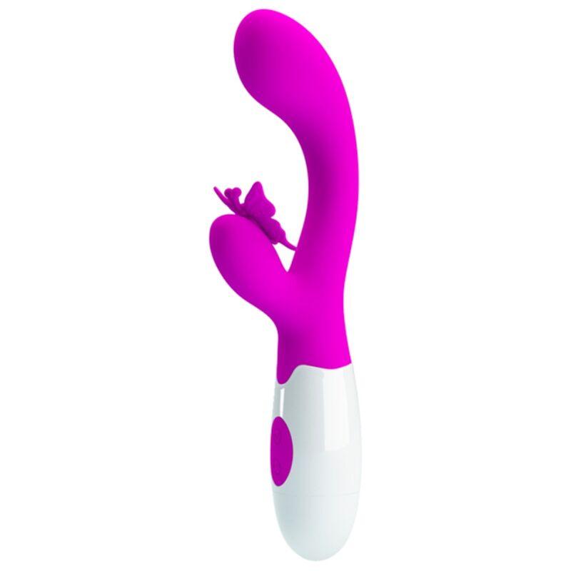 pretty love butterfly kiss vibrador rabbit morado - 1