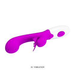 pretty love butterfly kiss vibrador rabbit morado - 6