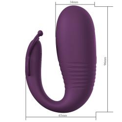 pretty love klay huevo vibrador empuje control app morado - 5