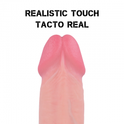 Rockarmy arnes + dual density tiger dildo realista 14cm