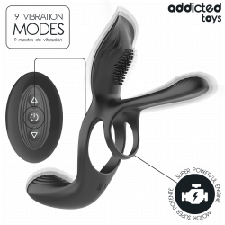 addicted toys anillo pene doble estimulador clitoris - 2