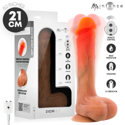 mr intense bradley dildo vibrador calor control remoto 21 cm - 1