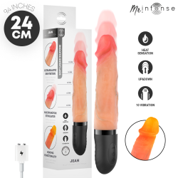 mr intense jean vibrador up down calor 24 cm - 1