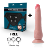 Rockarmy arnés + dual density crusader dildo realista 21,5cm - 2