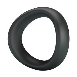 crazy bull valen anillo pene ergonomico negro - 2