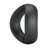crazy bull valen anillo pene ergonomico negro - 4