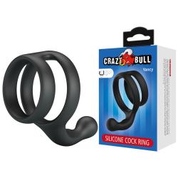 crazy bull yancy anillo doble pene testiculos negro - 2