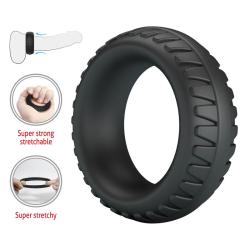 crazy bull merritt anillo pene texturizado negro - 6