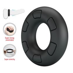 Crazy bull - bertram anillo para pene super soft silicona negro - 6