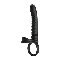 pretty love merritt vibrador anal anillo negro - 3