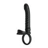 Pretty Love Merritt negro con anillo, vista lateral