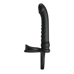 pretty love merritt vibrador anal anillo negro - 4