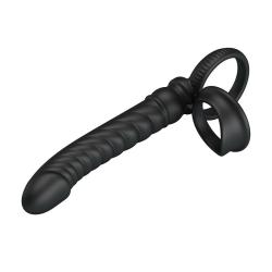 pretty love merritt vibrador anal anillo negro - 5