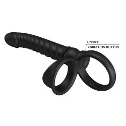 pretty love merritt vibrador anal anillo negro - 6