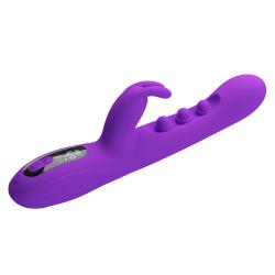 pretty love sabien vibrador rabbit golpeteo morado - 2