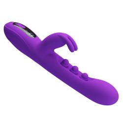 pretty love sabien vibrador rabbit golpeteo morado - 3