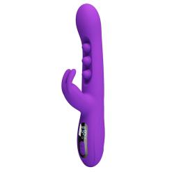 pretty love sabien vibrador rabbit golpeteo morado - 5
