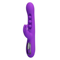 pretty love sabien vibrador rabbit golpeteo morado - 6