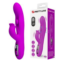 pretty love yalanda vibrador rabbit oscilante morado - 1