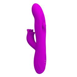 pretty love yalanda vibrador rabbit oscilante morado - 3