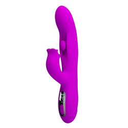 pretty love yalanda vibrador rabbit oscilante morado - 4