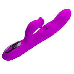 pretty love yalanda vibrador rabbit oscilante morado - 5