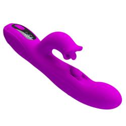 pretty love yalanda vibrador rabbit oscilante morado - 6