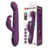 pretty love dee vibrador rabbit oscilante percusion morado - 1
