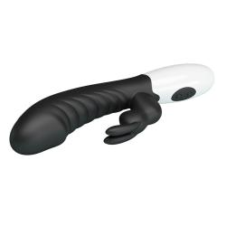 pretty love naughty bunny vibrador rabbit negro - 3