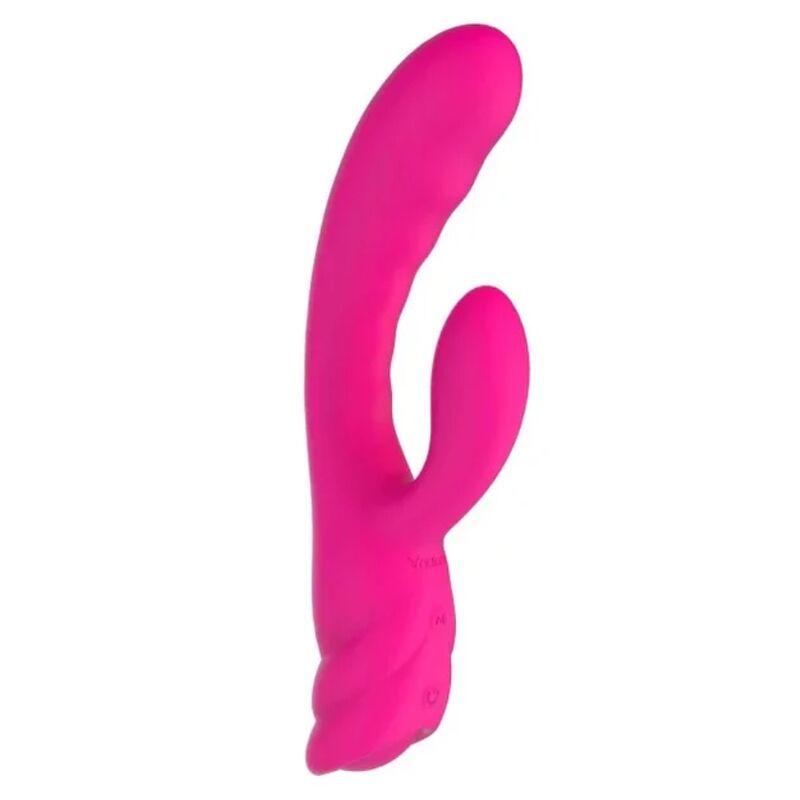 nalone pure x2 vibrador rabbit rosa - 1