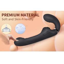 nalone allow vibrador doble rotacion empuje negro - 4