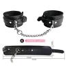 Kit BDSM Pretty Love, esposas negras para tobillos con medidas
