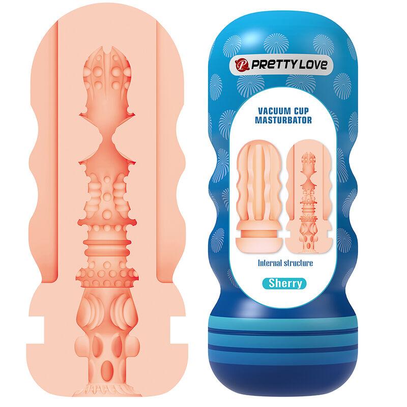 pretty love sherry masturbador vagina ventosa texturizado - 1
