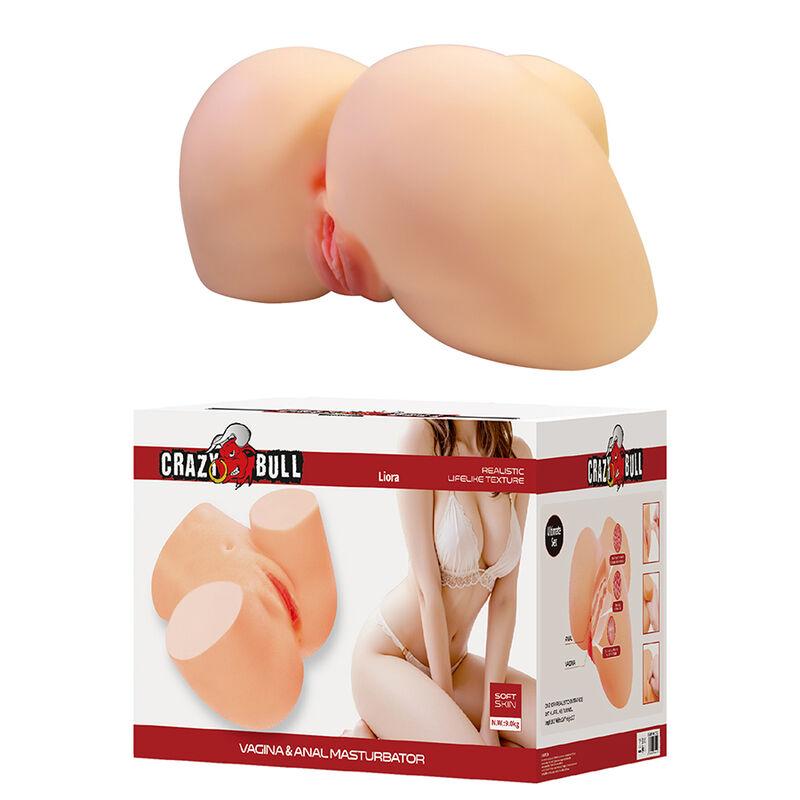 crazy bull liora masturbador vaginal anal doble xxl - 1