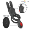 intense quinn anillo vibrador doble control remoto - 4
