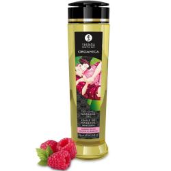 shunga aceite masaje organico frambuesa 240 ml - 1