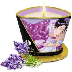 Shunga vela masaje lavanda 170 ml - 1