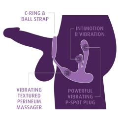 anal fantasy elite ass gasm intimotion estimulador anal perineal - 5