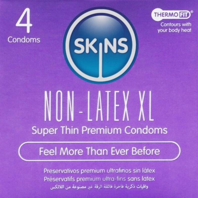 Skins preservativos sin latex xl pack 4 - 1